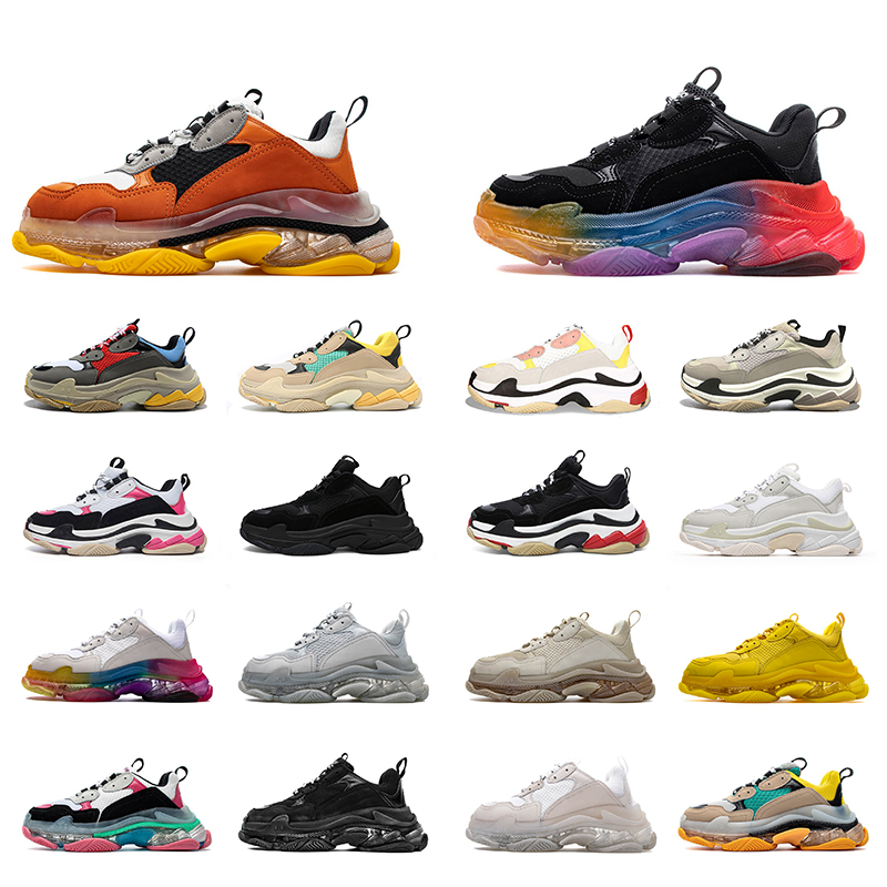 High Quality Triple S Sneakers Casual Women Mens Dad Shoe Paris 17FW Luxurys Designers Shoes Vintage Track Crystal Bottoms Outdoor Tennis White Trainers, P1 triple black 36-45
High Quality Triple S Sneakers Casual Women Mens Dad Shoe Paris 17FW Luxurys Designers Shoes Vintage Track Crystal Bottoms Outdoor Tennis White Trainers, P1 triple black 36-45