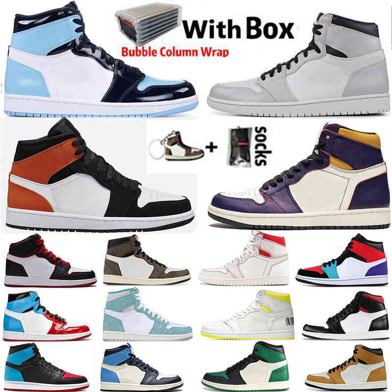 2021 Jumpman 1 1s Mens Basketball Shoes Designer Obsidian UNC Fearless Travis Scotts Turbo Green Chicago Sports Trainers Sneakers Size 13
2021 Jumpman 1 1s Mens Basketball Shoes Designer Obsidian UNC Fearless Travis Scotts Turbo Green Chicago Sports Trainers Sneakers Size 13