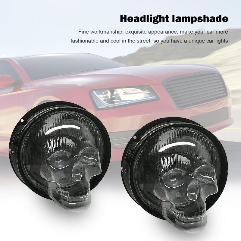 Lamp Covers & Shades Skull Headlight Plastic Car Front Fog Light Hoods Bulb Cover Lighting Indicators Anti Collision Shell Head
Lamp Covers & Shades Skull Headlight Plastic Car Front Fog Light Hoods Bulb Cover Lighting Indicators Anti Collision Shell Head