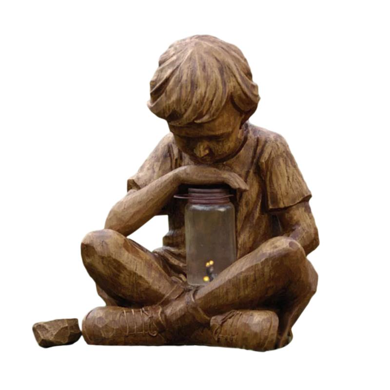 Glimpses Of God Boy Statue Easter Garden Decoration Resin Ornament With LED Light Battery Power BJStore Decorations
Glimpses Of God Boy Statue Easter Garden Decoration Resin Ornament With LED Light Battery Power BJStore Decorations