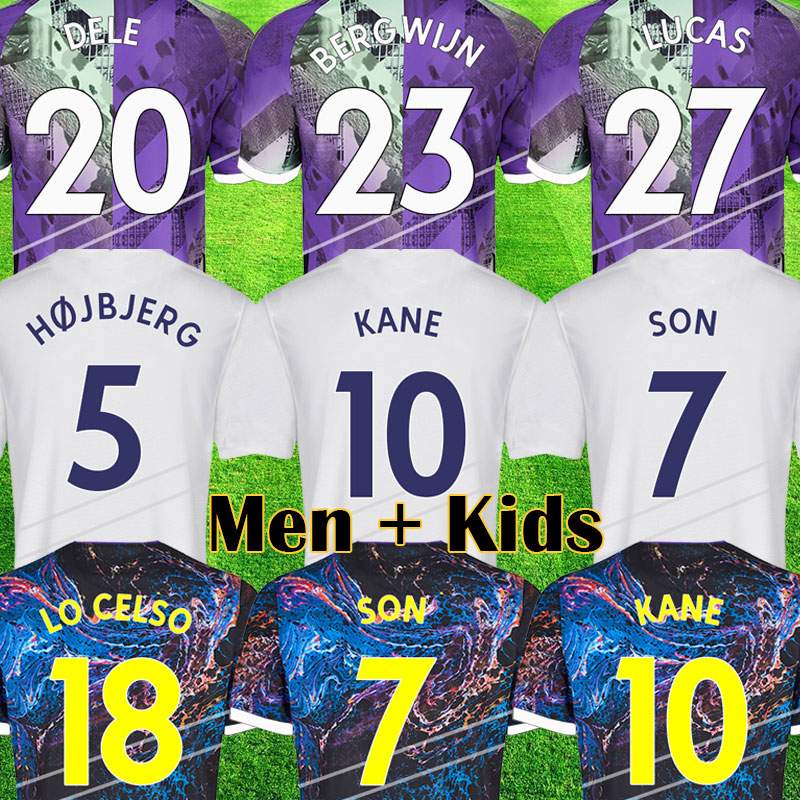 21 22 KANE SON BERGWIJN Soccer Jerseys KULUSEVSKI HOJBJERG colorful Away 2021 2022 LUCAS Third 3rd ROMERO Football kit shirt purple BENTANCUR tops Men kids sets 999, Kids home
21 22 KANE SON BERGWIJN Soccer Jerseys KULUSEVSKI HOJBJERG colorful Away 2021 2022 LUCAS Third 3rd ROMERO Football kit shirt purple BENTANCUR tops Men kids sets 999, Kids home