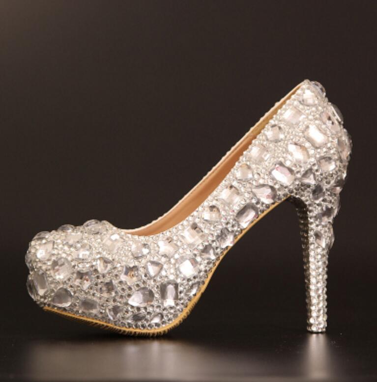 Koovan Women 2021 Wedding Shoes Bride Rhinestone Wedge Bridal High Heels Handmade Bridesmaid Ladies Pumps Woman's Dress, Black
Koovan Women 2021 Wedding Shoes Bride Rhinestone Wedge Bridal High Heels Handmade Bridesmaid Ladies Pumps Woman's Dress, Black