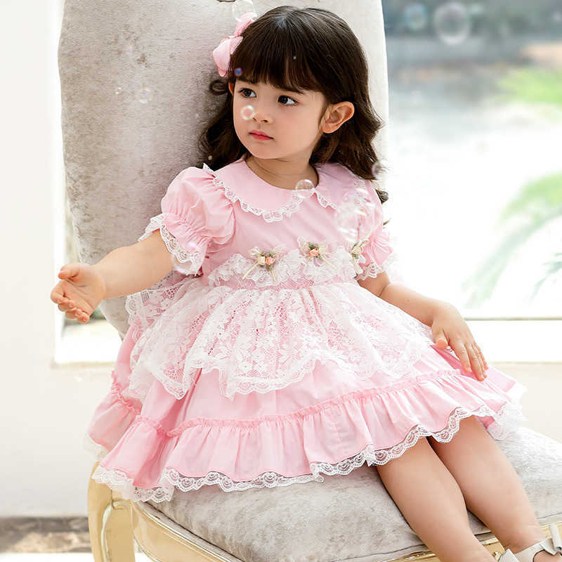 Cekcya Baby Girl Spanish Lolita Princess Dresses Summer Children Lace Turkey Vintage Ball Gown Infant Birthday Party Dress 210615, Pink dress
Cekcya Baby Girl Spanish Lolita Princess Dresses Summer Children Lace Turkey Vintage Ball Gown Infant Birthday Party Dress 210615, Pink dress