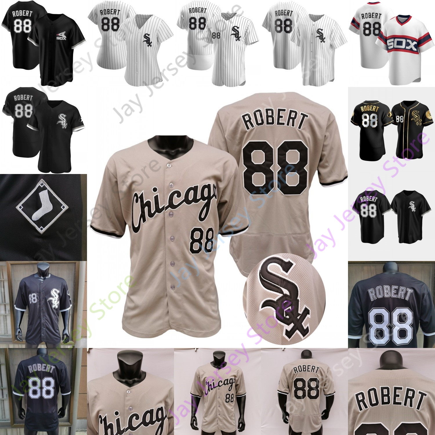 Luis Robert Jersey Black Golden Player Fans Grey Pinstripe White Pullover Women Adult Size S-3XL All Stitched Embroidery
Luis Robert Jersey Black Golden Player Fans Grey Pinstripe White Pullover Women Adult Size S-3XL All Stitched Embroidery