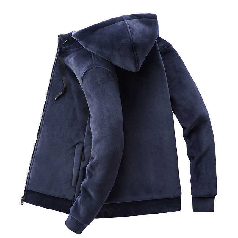 MANTLCONX Winter Mens Jacket Thicken Fleece Jackets Men Autumn Winter Coat Men Hooded Windbreak Outwear Oversize M-8XL 211014