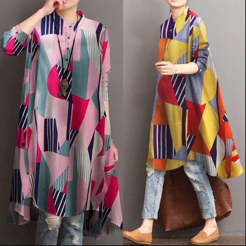 Kaftan Irregular ZANZEA Autumn Printed Womens Blouses Long Casual Sleeve Blusas Tops Plus Size Top 5XL, White
Kaftan Irregular ZANZEA Autumn Printed Womens Blouses Long Casual Sleeve Blusas Tops Plus Size Top 5XL, White
