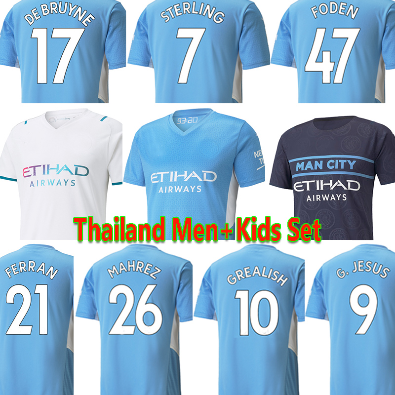 manchester 21 22 GREALISH jerseys STERLING G. JESUS FERRAN MAHREZ DE BRUYNE foden 2021 2022 soccer city football shirt uniforms man + kids k, Black;yellow
manchester 21 22 GREALISH jerseys STERLING G. JESUS FERRAN MAHREZ DE BRUYNE foden 2021 2022 soccer city football shirt uniforms man + kids k, Black;yellow
