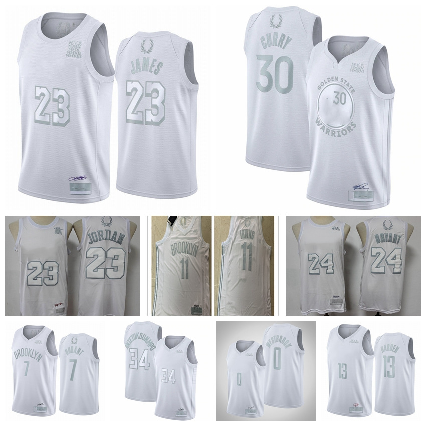2020 Mens Basketball Michael Jor Bryant Stephen LeBron Curry James Durant Irving Antetokounmpo Westbrook Harden MVP White Jersey, Black
2020 Mens Basketball Michael Jor Bryant Stephen LeBron Curry James Durant Irving Antetokounmpo Westbrook Harden MVP White Jersey, Black