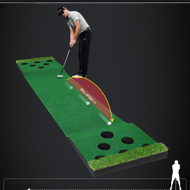 Golf Putting Green System Large Professional Practice Training Mat for Indoor Outdoor Challenging Putter Aid Equipment 
Golf Putting Green System Large Professional Practice Training Mat for Indoor Outdoor Challenging Putter Aid Equipment