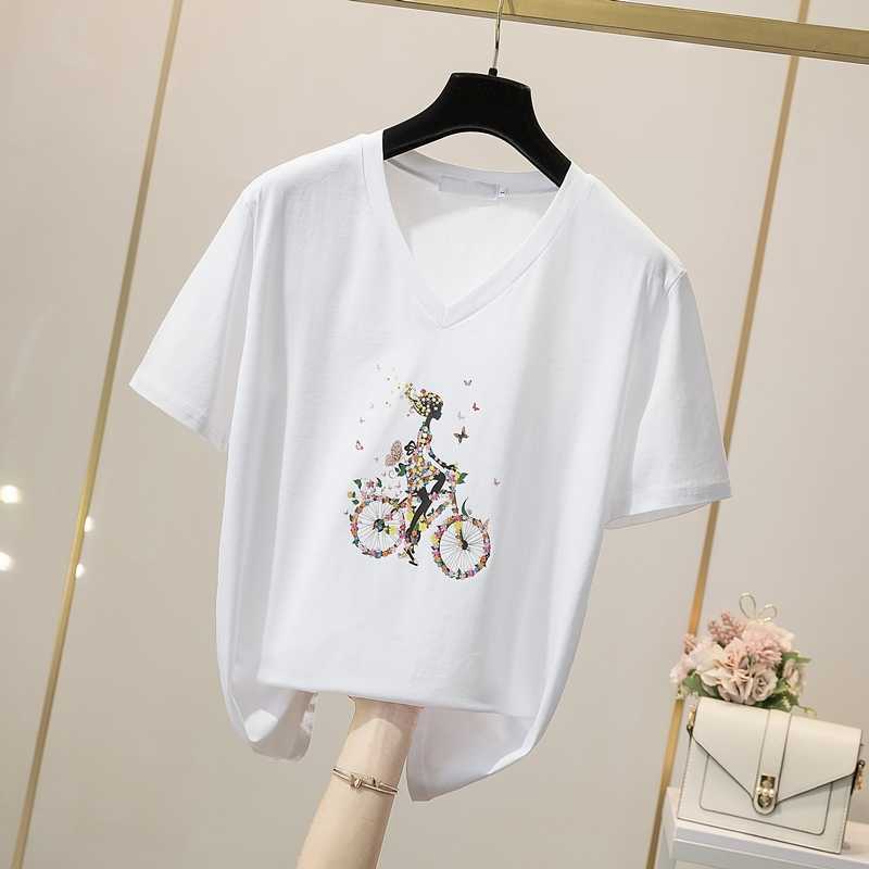 Korea White T shirt Women Clothes Summer Short Sleeve Embroidery Vintage Harajuku TShirt Female Tops Casual Black Tee Shirt 210604
Korea White T shirt Women Clothes Summer Short Sleeve Embroidery Vintage Harajuku TShirt Female Tops Casual Black Tee Shirt 210604