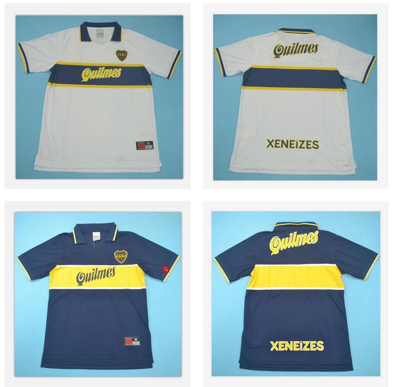 Top 96 97 Boca Juniors Retro Jerseys Classic Vintage Maradona Soccer jersey 1996 1997 RIQUELME football shirt ROMAN maillot de foot, Bocajuniors97home 
Top 96 97 Boca Juniors Retro Jerseys Classic Vintage Maradona Soccer jersey 1996 1997 RIQUELME football shirt ROMAN maillot de foot, Bocajuniors97home
