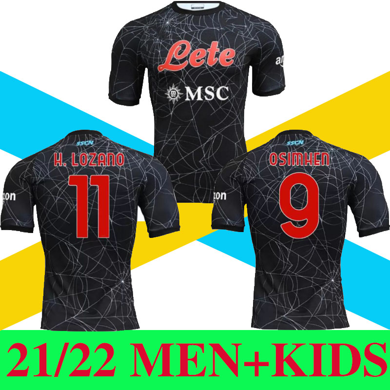 Napoli Halloween Limited Edition 2021 2022 Soccer Jersey Maglietta Napoles New Spider Web Special 21 22 men Football Shirt ZIELINSKI INSIGNE OSIMHEN MARADONA, 21/22 halloween
Napoli Halloween Limited Edition 2021 2022 Soccer Jersey Maglietta Napoles New Spider Web Special 21 22 men Football Shirt ZIELINSKI INSIGNE OSIMHEN MARADONA, 21/22 halloween