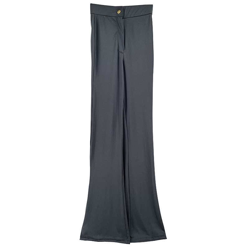 Spring Horn Pants Tight Casual High-waisted Women's Trousers Nylon Long Female Ropa De Mujer 12809 210427