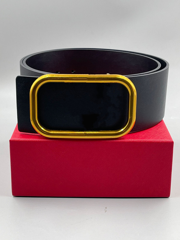Men's Designer Belt Premium Headlayer Leather Black and Red Ladies Fashion Letter Large Gold Buckle Belts 7.0cm Wide Gift Box, Belt and gift box
Men's Designer Belt Premium Headlayer Leather Black and Red Ladies Fashion Letter Large Gold Buckle Belts 7.0cm Wide Gift Box, Belt and gift box