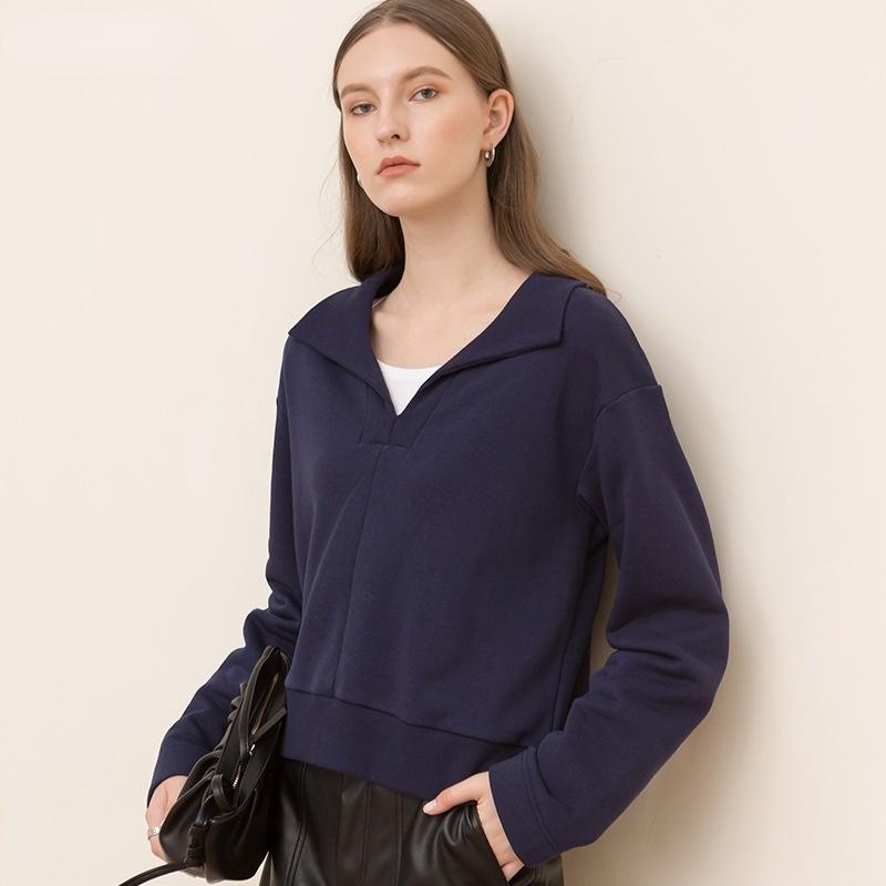 Women's Hoodies & Sweatshirts Donsignet Autumn Winter Solid Color Collar Sweatshirt Womens Top Long Sleeve Loose Thin Cotton Coat For W, Black
Women's Hoodies & Sweatshirts Donsignet Autumn Winter Solid Color Collar Sweatshirt Womens Top Long Sleeve Loose Thin Cotton Coat For W, Black
