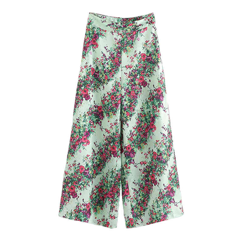 Paris Girl Women Autumn Floral Print High Waist Loose Wide Leg Pant Womens Trousers 210524, Green
Paris Girl Women Autumn Floral Print High Waist Loose Wide Leg Pant Womens Trousers 210524, Green