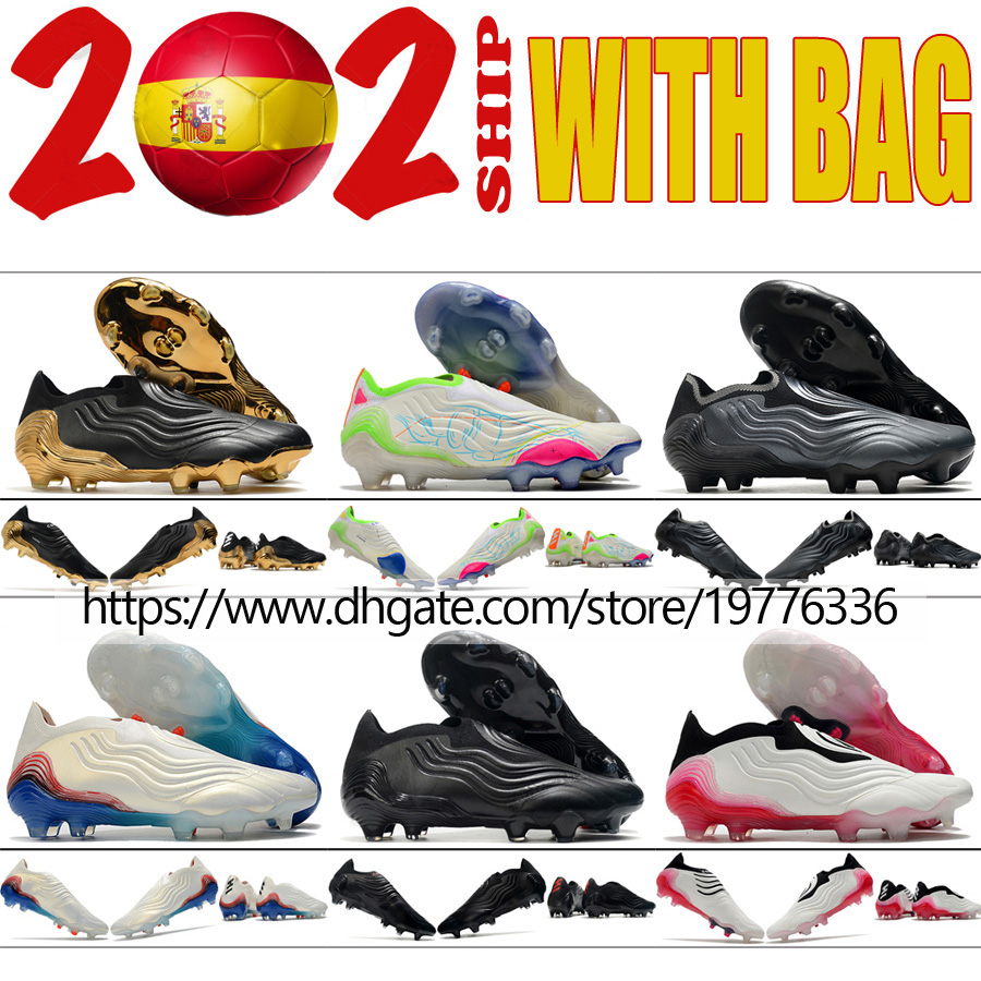 +Bag Mens Football Boots Copa Sense FG Socks Cleats High Quality Ankle Outdoor Leather Laceless Soccer Shoes Black Gold White Pink Size US6.5-11.5, Shoes original box
+Bag Mens Football Boots Copa Sense FG Socks Cleats High Quality Ankle Outdoor Leather Laceless Soccer Shoes Black Gold White Pink Size US6.5-11.5, Shoes original box