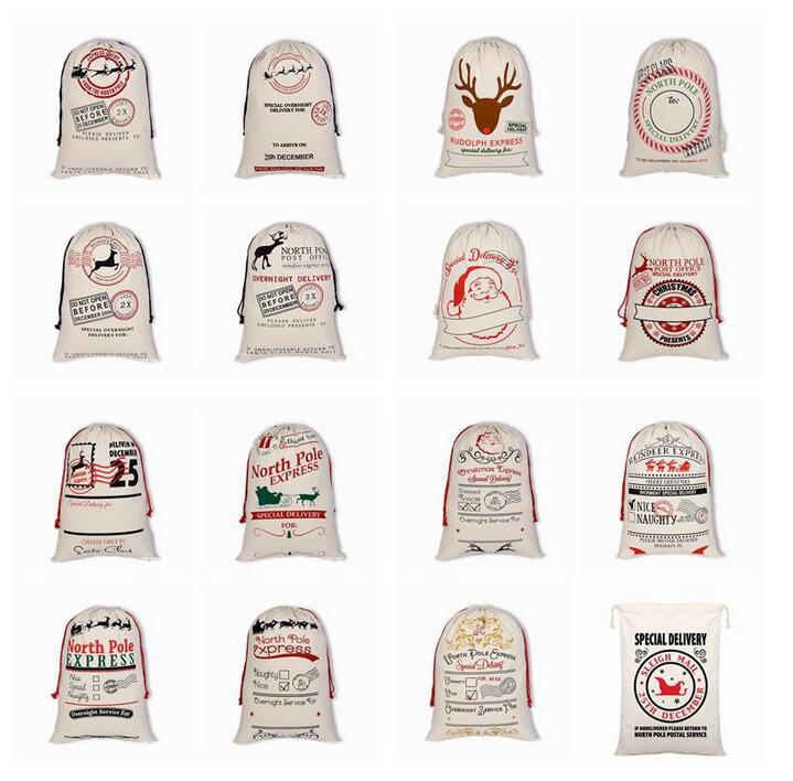 DHL Christmas Santa Sacks Canvas Cotton Bags Large Organic Heavy Drawstring Gift Bags Personalized Festival Party Christmas Decoration CM12
DHL Christmas Santa Sacks Canvas Cotton Bags Large Organic Heavy Drawstring Gift Bags Personalized Festival Party Christmas Decoration CM12