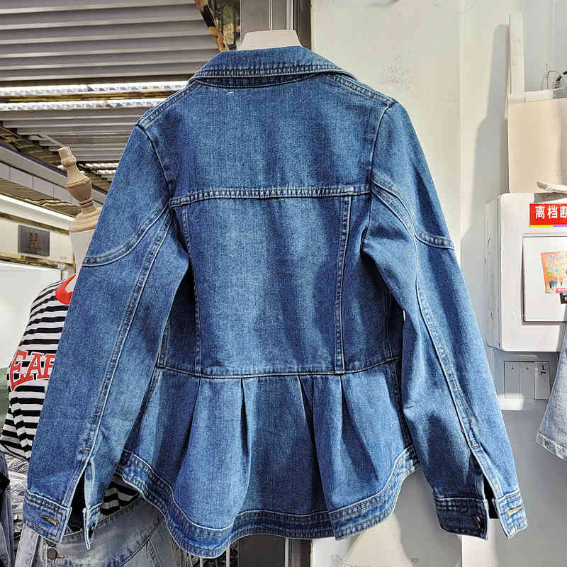 Women' Jackets Vintage women' to-line fashion crumpled sheaths slimming waistband dening jacket long blue lapel top 8CUK, 1# shoe box
Women' Jackets Vintage women' to-line fashion crumpled sheaths slimming waistband dening jacket long blue lapel top 8CUK, 1# shoe box