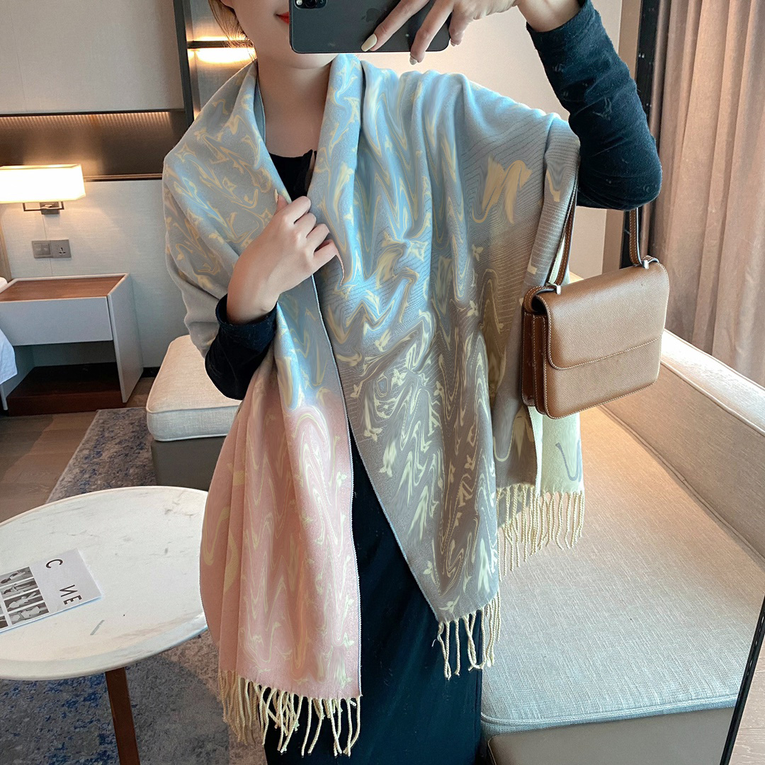 7Styles Fashion Winter Scarf Women Cashmere Old Flowers Brand L Designers V Letters Lady Stoles Design Print Female Soft Warm Shawls and Wra, Blue;gray
7Styles Fashion Winter Scarf Women Cashmere Old Flowers Brand L Designers V Letters Lady Stoles Design Print Female Soft Warm Shawls and Wra, Blue;gray