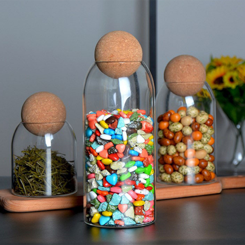 1pcs/lot Ball cork lead-free glass jars with lid bottle storage jar sealed tea box grain transparent coffee can
1pcs/lot Ball cork lead-free glass jars with lid bottle storage jar sealed tea box grain transparent coffee can