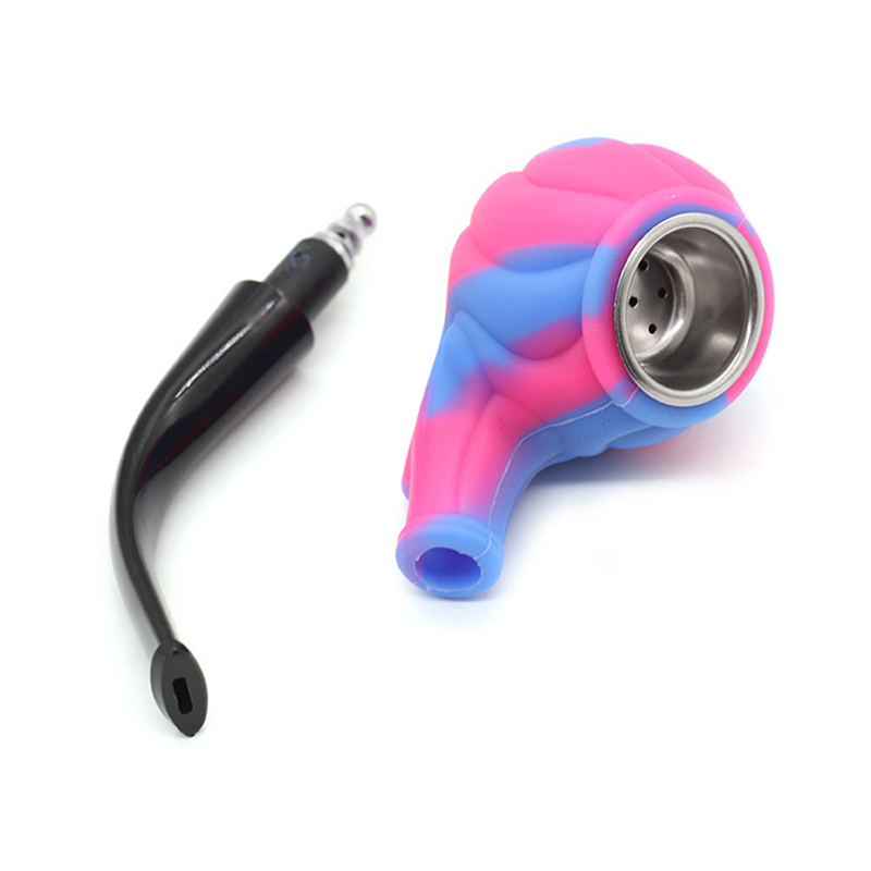 High quality 5.3 inches silicone smoking pipes colorful hand pipe with individual packing glass
High quality 5.3 inches silicone smoking pipes colorful hand pipe with individual packing glass
