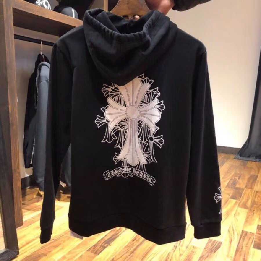 Fashion brand ch zipper Hooded Sweater lovers' wear printing loose cotton coat men's and women's spring and autumn hoodies, Black
Fashion brand ch zipper Hooded Sweater lovers' wear printing loose cotton coat men's and women's spring and autumn hoodies, Black
