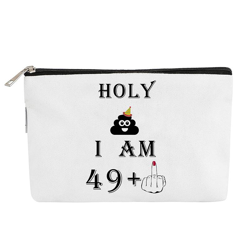 Party Decoration 49+1 50 & Fabulous Canvas Makeup Cosmetic Travel Bag Sash Mirror 50th Years Old Fifty Birthday Gift Present
Party Decoration 49+1 50 & Fabulous Canvas Makeup Cosmetic Travel Bag Sash Mirror 50th Years Old Fifty Birthday Gift Present