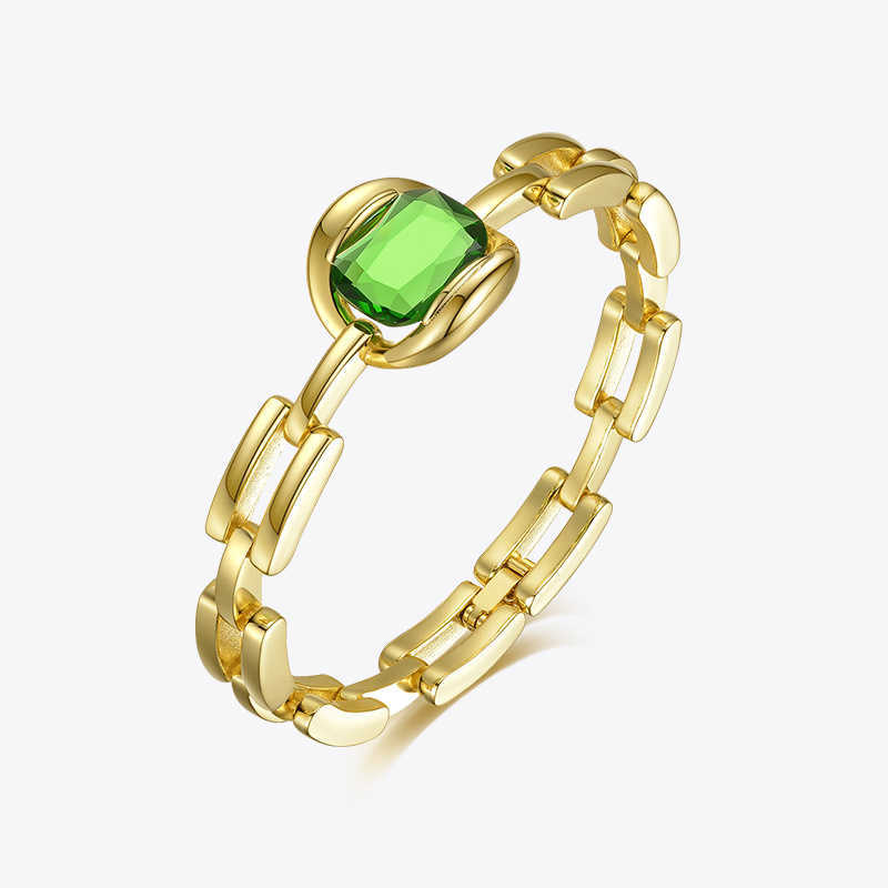 Enfashion Green Stone Bracelets for Women Stainless Steel Gold Color Glass Link Chain Bracelet Femme 2020 Fashion Jewelry B2175 Q0720
Enfashion Green Stone Bracelets for Women Stainless Steel Gold Color Glass Link Chain Bracelet Femme 2020 Fashion Jewelry B2175 Q0720