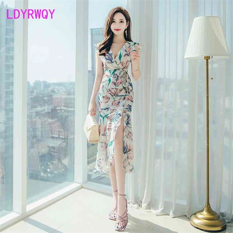 LDYRWQY floral dress female summer sexy split bag hip chiffon Office Lady Polyester Knee-Length Sheath 210603, Mixed
LDYRWQY floral dress female summer sexy split bag hip chiffon Office Lady Polyester Knee-Length Sheath 210603, Mixed