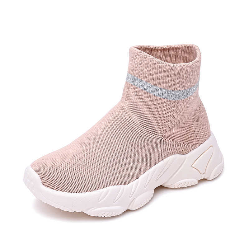High-top Breathable Girls Sports Shoes Children Socks Shoes Knitted Boy's Shoe Cover Foot Children's Boots Designer Kids Shoes X0703, Black 
High-top Breathable Girls Sports Shoes Children Socks Shoes Knitted Boy's Shoe Cover Foot Children's Boots Designer Kids Shoes X0703, Black