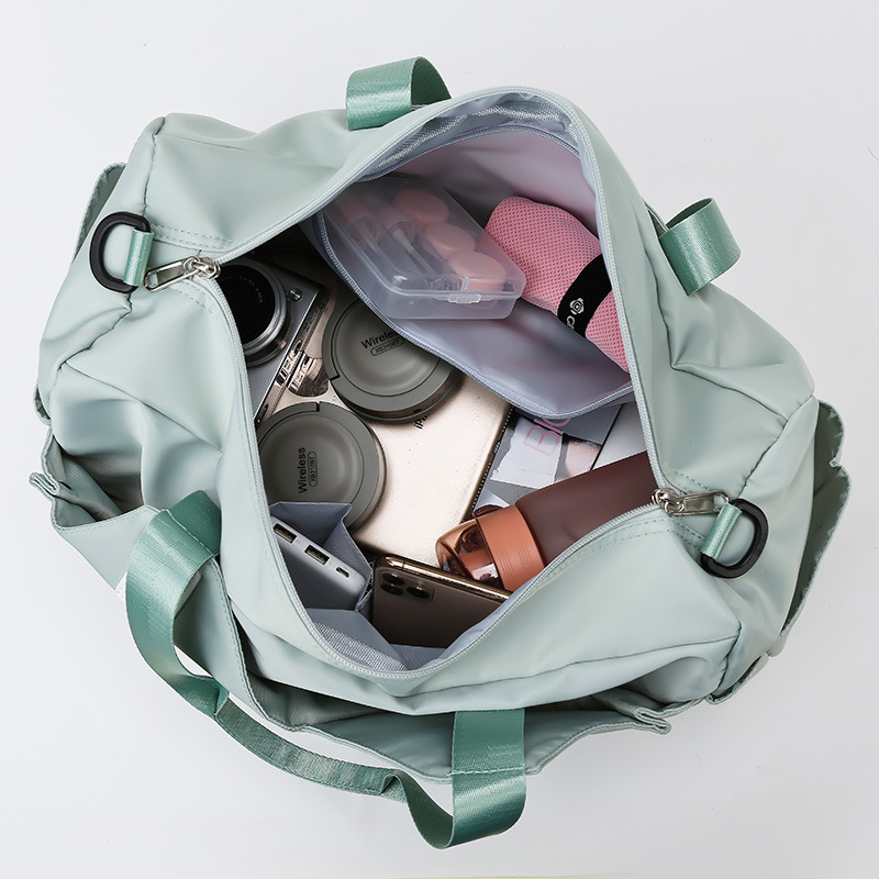 New Gym Duffel Bag Organizer Fashion Carry On Hand Luggage For Woman Waterproof Sports Fitness Bags Crossbody Shoulder Pack 6 Colors