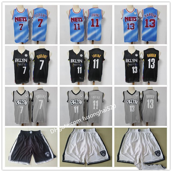 In stock 2021 Mens Brooklyn Nets Throwback Jersey Kyrie Kevin 7 Durant 11 Irving James 13 Harden Basketball Shorts Basketball Je, Black;red
In stock 2021 Mens Brooklyn Nets Throwback Jersey Kyrie Kevin 7 Durant 11 Irving James 13 Harden Basketball Shorts Basketball Je, Black;red