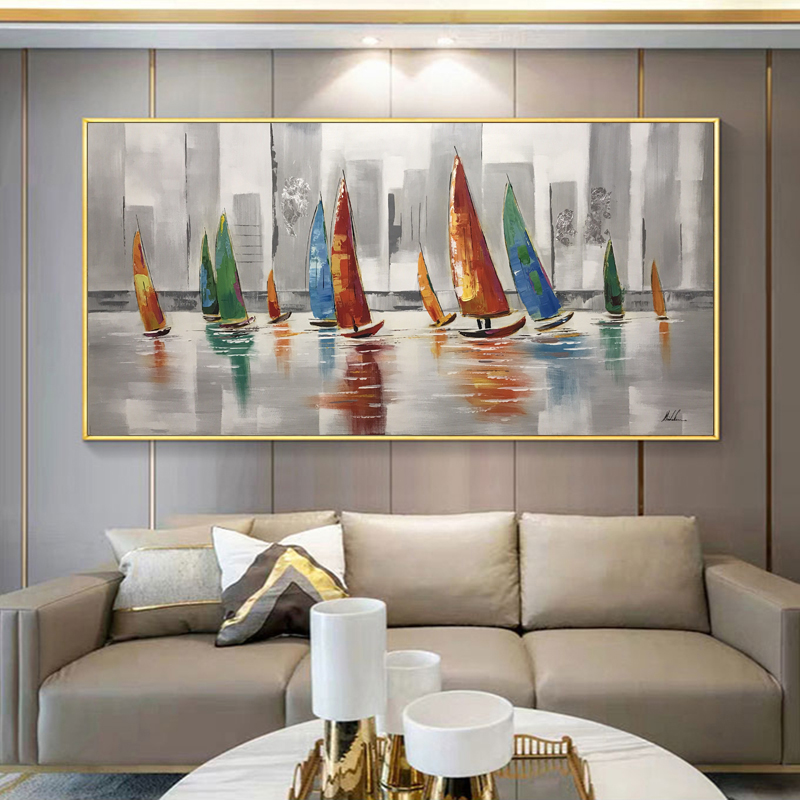 Oil Painting On Canvas Boat On the Sea Pictures Canvas Prints Wall Art For Living Room Decoration Landscape Posters
Oil Painting On Canvas Boat On the Sea Pictures Canvas Prints Wall Art For Living Room Decoration Landscape Posters