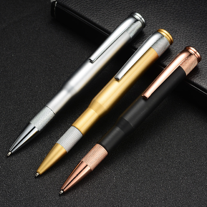 New Bullet Stylish Pen Pure Copper Metal Ball Point Pen Gel Pen Ball Laser Printing Logo Casual Signature
New Bullet Stylish Pen Pure Copper Metal Ball Point Pen Gel Pen Ball Laser Printing Logo Casual Signature