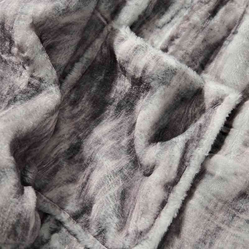 IEFB / Men's Clothes Hip Hop Leather Printing faux Fur Coat For Men and Women Comfortable Jakcet With Pockets 19H-a185 210524