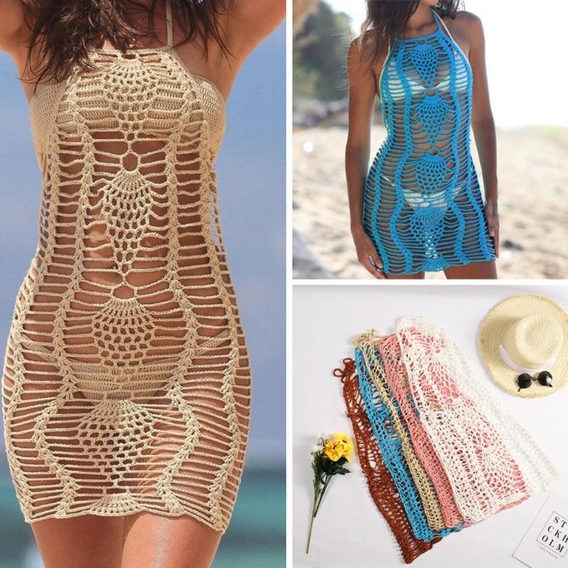 Women's Swimwear Sexy Beach Cover Ups For Women Dress Hand-crochet Knitted Hollow Bikini Up Swimsuit 2022 Bathing Clothing Female, White;black
Women's Swimwear Sexy Beach Cover Ups For Women Dress Hand-crochet Knitted Hollow Bikini Up Swimsuit 2022 Bathing Clothing Female, White;black