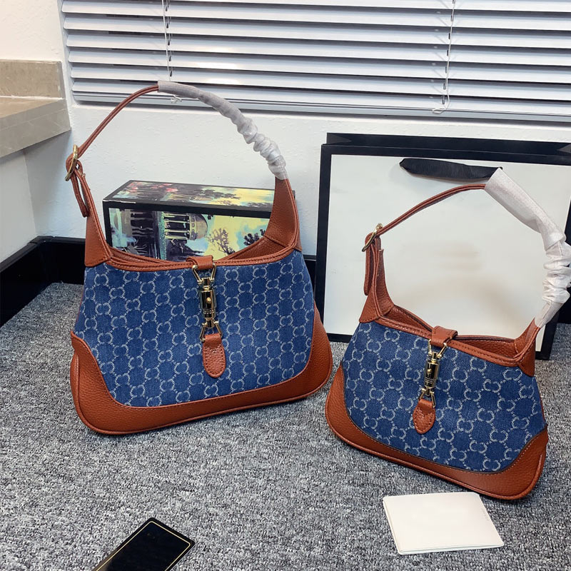Underarm Bag Women Handbags Purse Fashion Denim Canvas Patchwork Color Hardware Buckle Interior Zipper High Quality Removable Shoulder Strap, Blue
Underarm Bag Women Handbags Purse Fashion Denim Canvas Patchwork Color Hardware Buckle Interior Zipper High Quality Removable Shoulder Strap, Blue