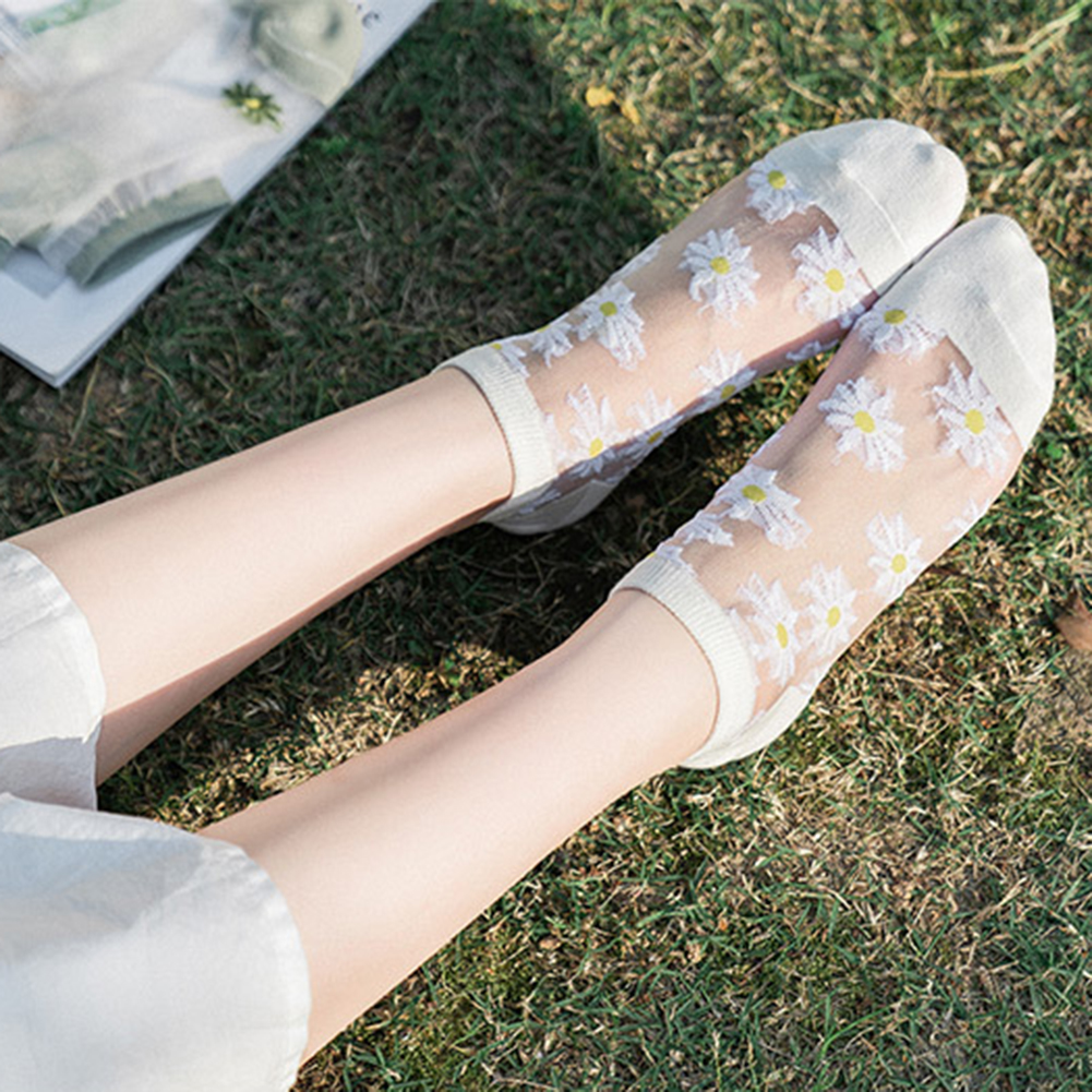 Small Daisy Sheer Tulle Floral Ankle Socks Women Best Mesh Transparent Girls Cute Black White Sheer Lace Nylon Socks Target Pop
Small Daisy Sheer Tulle Floral Ankle Socks Women Best Mesh Transparent Girls Cute Black White Sheer Lace Nylon Socks Target Pop