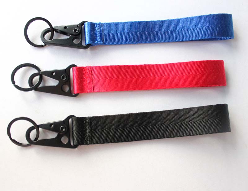 20pcs Cell Phone Straps & Charms Wrist Sport Car Logo Lanyard Wristlet for Key/Phone Key Fob Holder BlackRacing Keychain Metal Keyring Small Wholesale