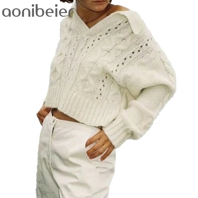 Autumn Women Wrist Striped Knitting Lapel Sweater French Vintage Pullover Knitwear Long sleeve Oversize Cropped Jumper 210604, White
Autumn Women Wrist Striped Knitting Lapel Sweater French Vintage Pullover Knitwear Long sleeve Oversize Cropped Jumper 210604, White