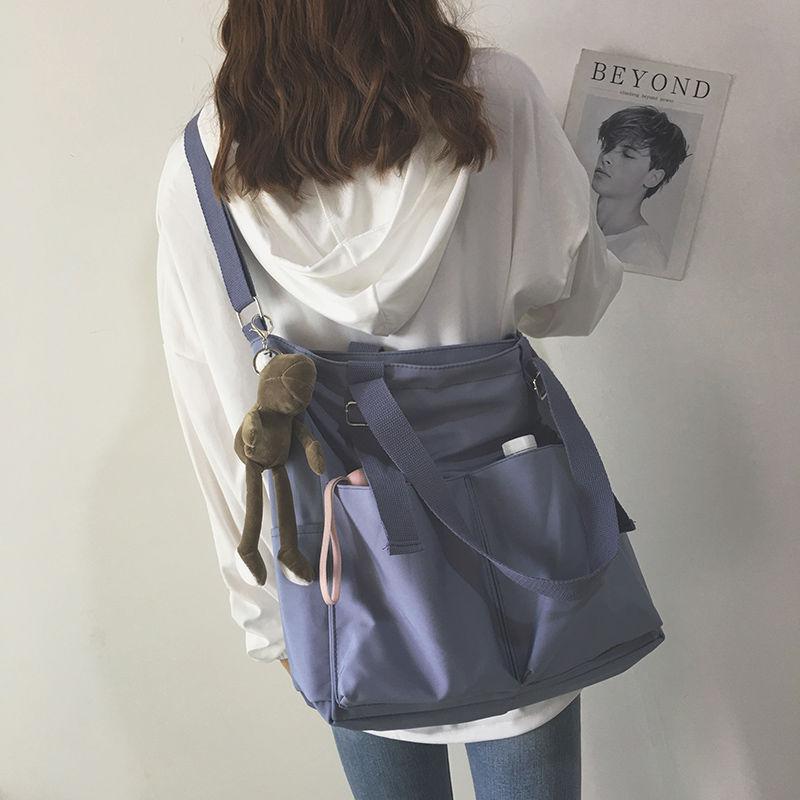 Waterproof Bag Large Capacity Canvas Women 's Korean Style Student Harajuku Japanese One Shoulder Big Schoolbag College Cross Body
Waterproof Bag Large Capacity Canvas Women 's Korean Style Student Harajuku Japanese One Shoulder Big Schoolbag College Cross Body