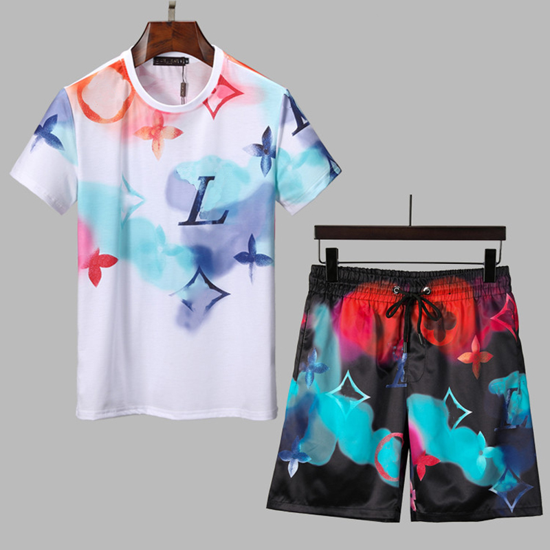 21ss Fashion sportswear tracksuits tee mens suit summer casual slim sports tracksuit suits men short-sleeved T-shirt + shorts two-piece short, 02
21ss Fashion sportswear tracksuits tee mens suit summer casual slim sports tracksuit suits men short-sleeved T-shirt + shorts two-piece short, 02