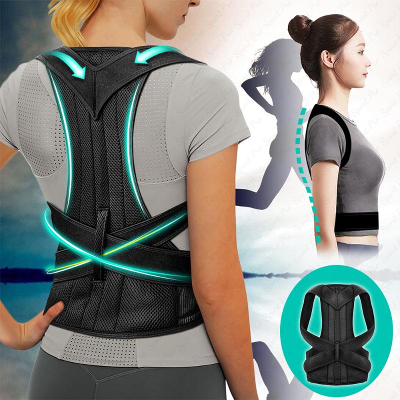 Back Support Posture Corrector For Brace Shoulder Massage Straight Straightener Correction, Black;blue
Back Support Posture Corrector For Brace Shoulder Massage Straight Straightener Correction, Black;blue