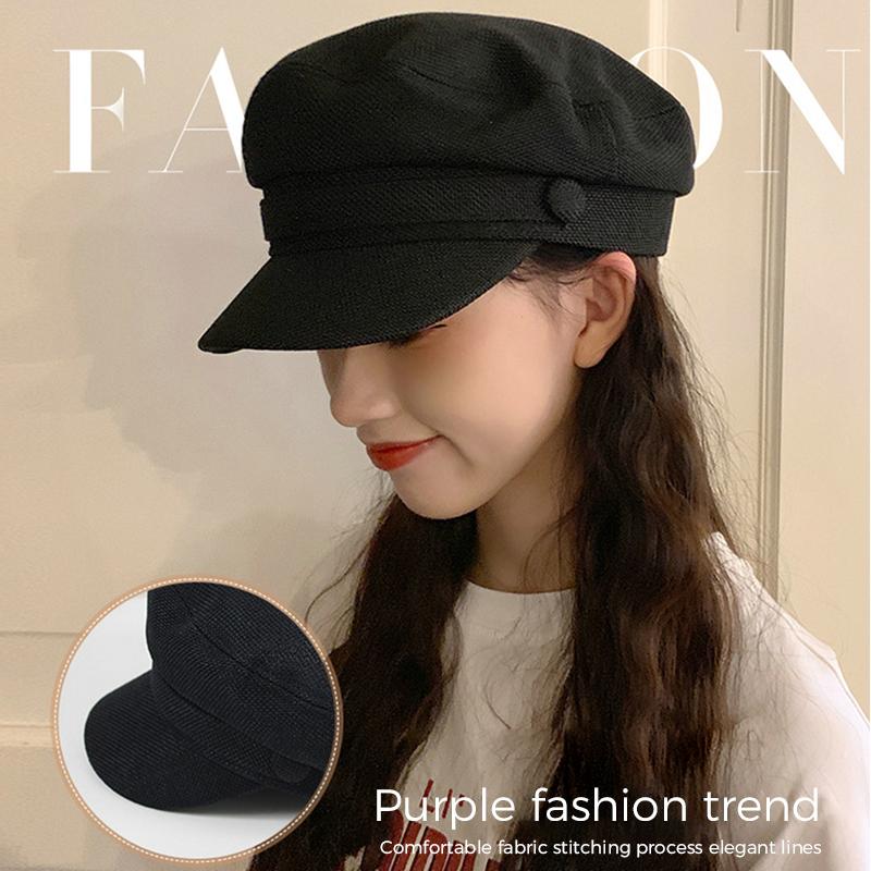 Berets K36 For Women's Spring Summer Sunhat Net Red Beret Female Navy Hat Fashionable Casual Octagonal Retro Hats Peaked Cap, Blue;gray
Berets K36 For Women's Spring Summer Sunhat Net Red Beret Female Navy Hat Fashionable Casual Octagonal Retro Hats Peaked Cap, Blue;gray
