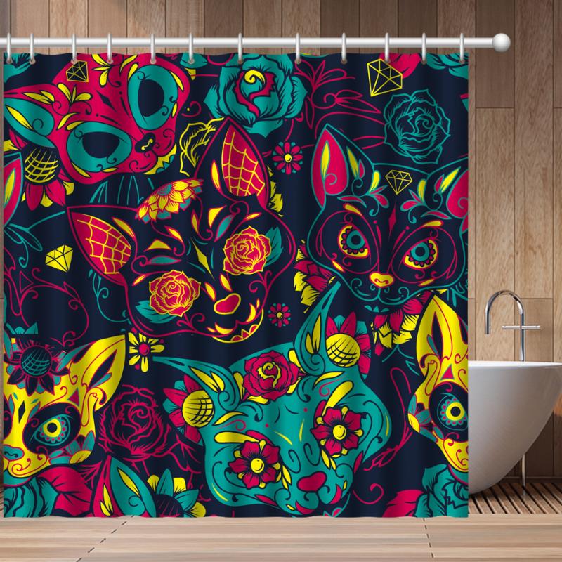 Custom Cartoon Cat Bathroom Curtain Adults Waterproof Polyester Fabric Bath Shower Home Decor Shoewer Sets & Drapes
Custom Cartoon Cat Bathroom Curtain Adults Waterproof Polyester Fabric Bath Shower Home Decor Shoewer Sets & Drapes
