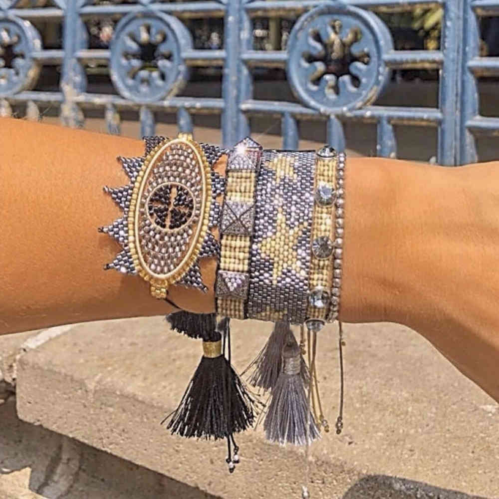 BLUESTAR Fashion Bracelet 3D Turkish Eye Bracelets Star Pulseras Mujer Moda Handmade Crystal Bead Tassel Jewelry 2021
BLUESTAR Fashion Bracelet 3D Turkish Eye Bracelets Star Pulseras Mujer Moda Handmade Crystal Bead Tassel Jewelry 2021