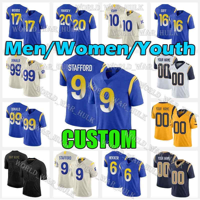 9 Matthew Stafford Jersey 99 Aaron Donald DeSean Jackson 10 Cooper Kupp Custom Los Angeles Rams 20 Jalen Ramsey 23 Cam Akers, Custom 2020 new men (gongyang)
9 Matthew Stafford Jersey 99 Aaron Donald DeSean Jackson 10 Cooper Kupp Custom Los Angeles Rams 20 Jalen Ramsey 23 Cam Akers, Custom 2020 new men (gongyang)