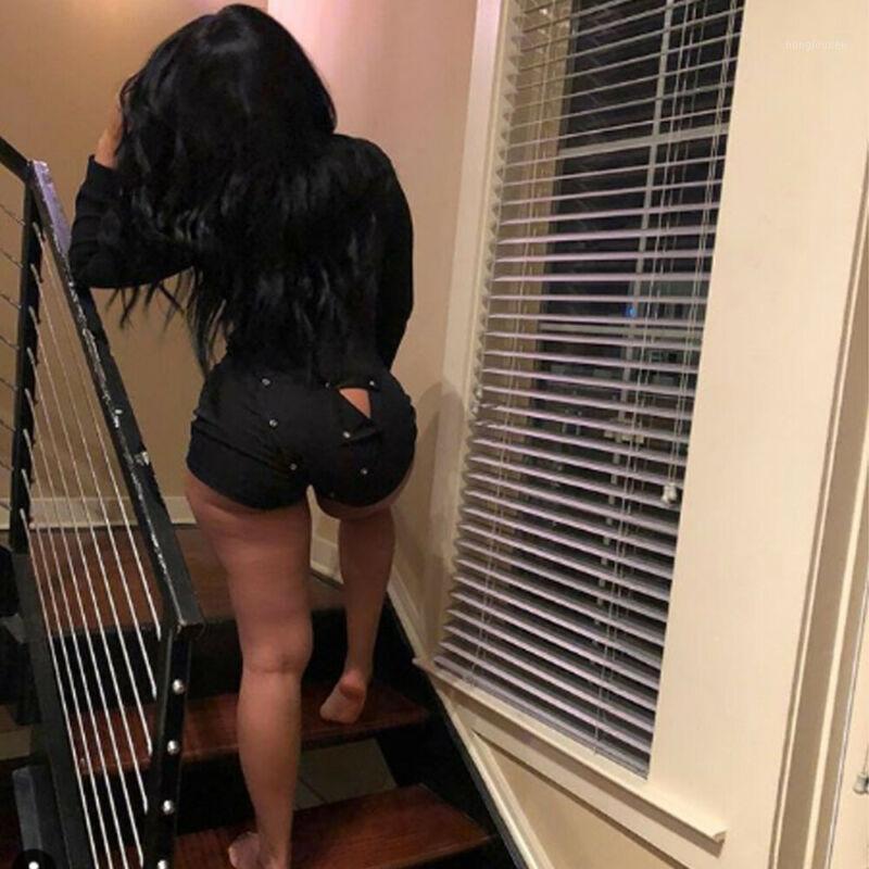Sexy Women Bodycon Romper Jumpsuit Sleepwear Home Wear V-neck Boduycon Button Long Sleeve Leotard Playsuit Bodysuit Women' Jumpsuits & Romp, Black
Sexy Women Bodycon Romper Jumpsuit Sleepwear Home Wear V-neck Boduycon Button Long Sleeve Leotard Playsuit Bodysuit Women' Jumpsuits & Romp, Black