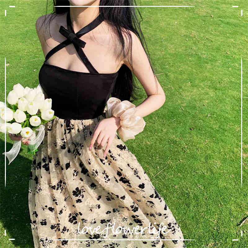 Dress Kroean Floral Design Vintage Strap Dresses Women Sleeveless Sexy Midi Dresses Evening Party Summer Chic 210521, As picture
Dress Kroean Floral Design Vintage Strap Dresses Women Sleeveless Sexy Midi Dresses Evening Party Summer Chic 210521, As picture